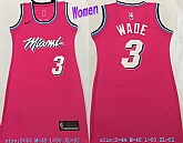Women Heat 3 Dwyane Wade Pink Nike Swingman Jersey,baseball caps,new era cap wholesale,wholesale hats